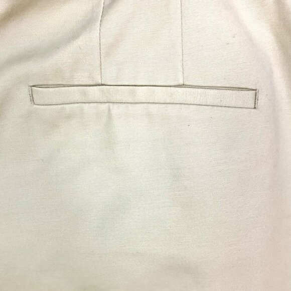 Chico’s Khaki Casual Capri Pants Chinos US 16 Size 3 Stretch Crop Welt Pockets - Picture 7 of 10